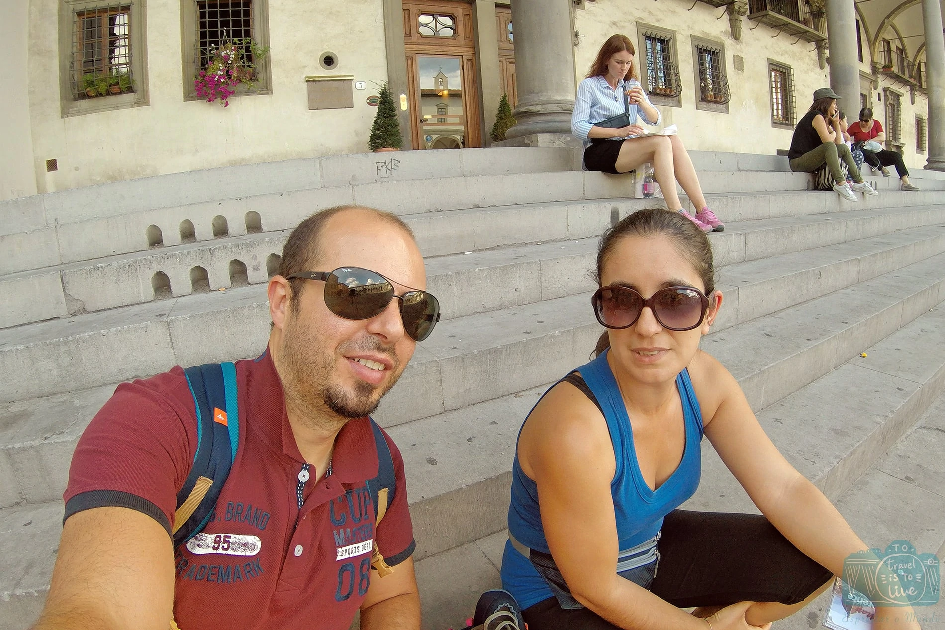 Selfie na Piazza Santissima Annunziata