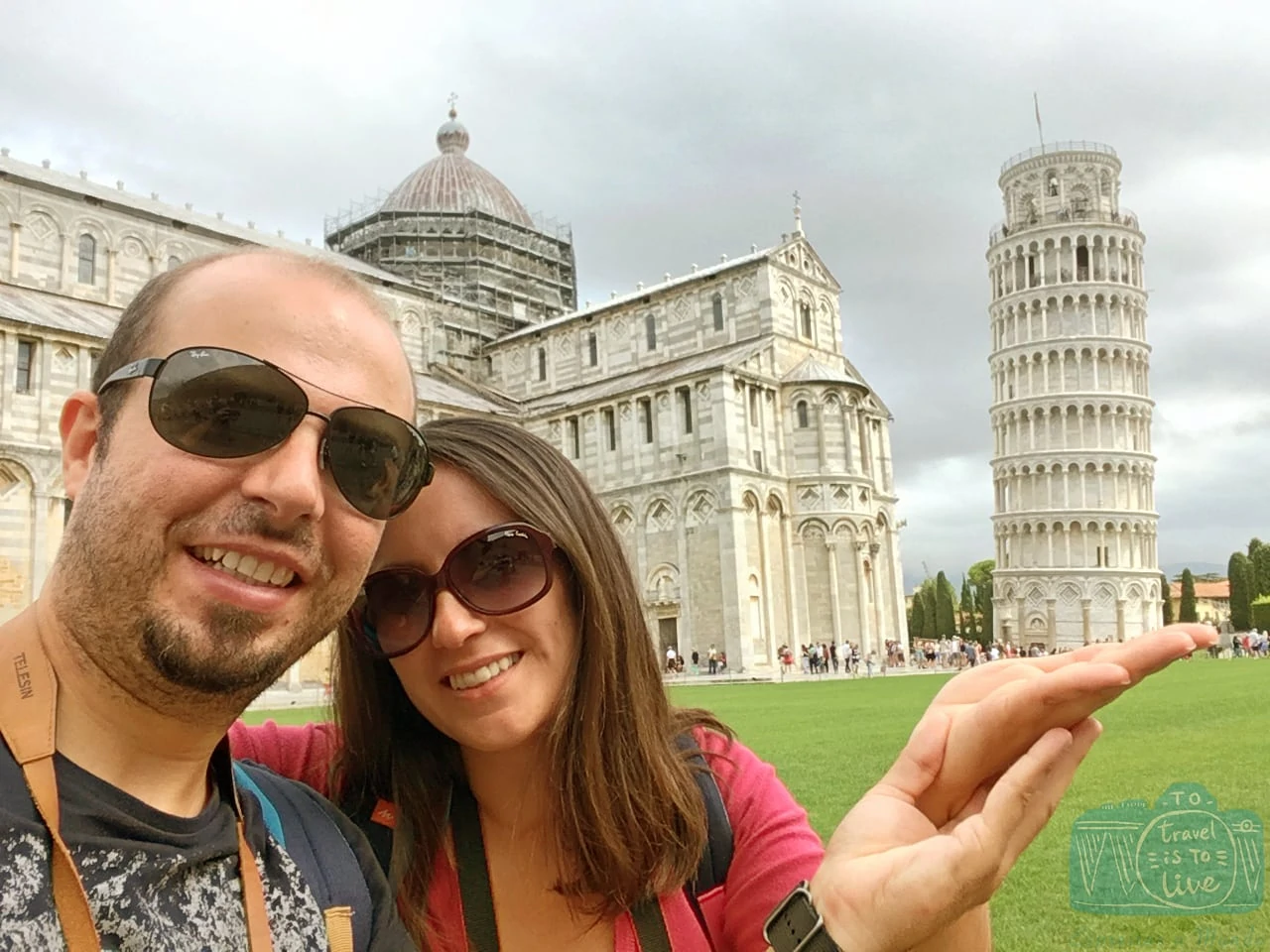 Selfie na Cidade de Pisa