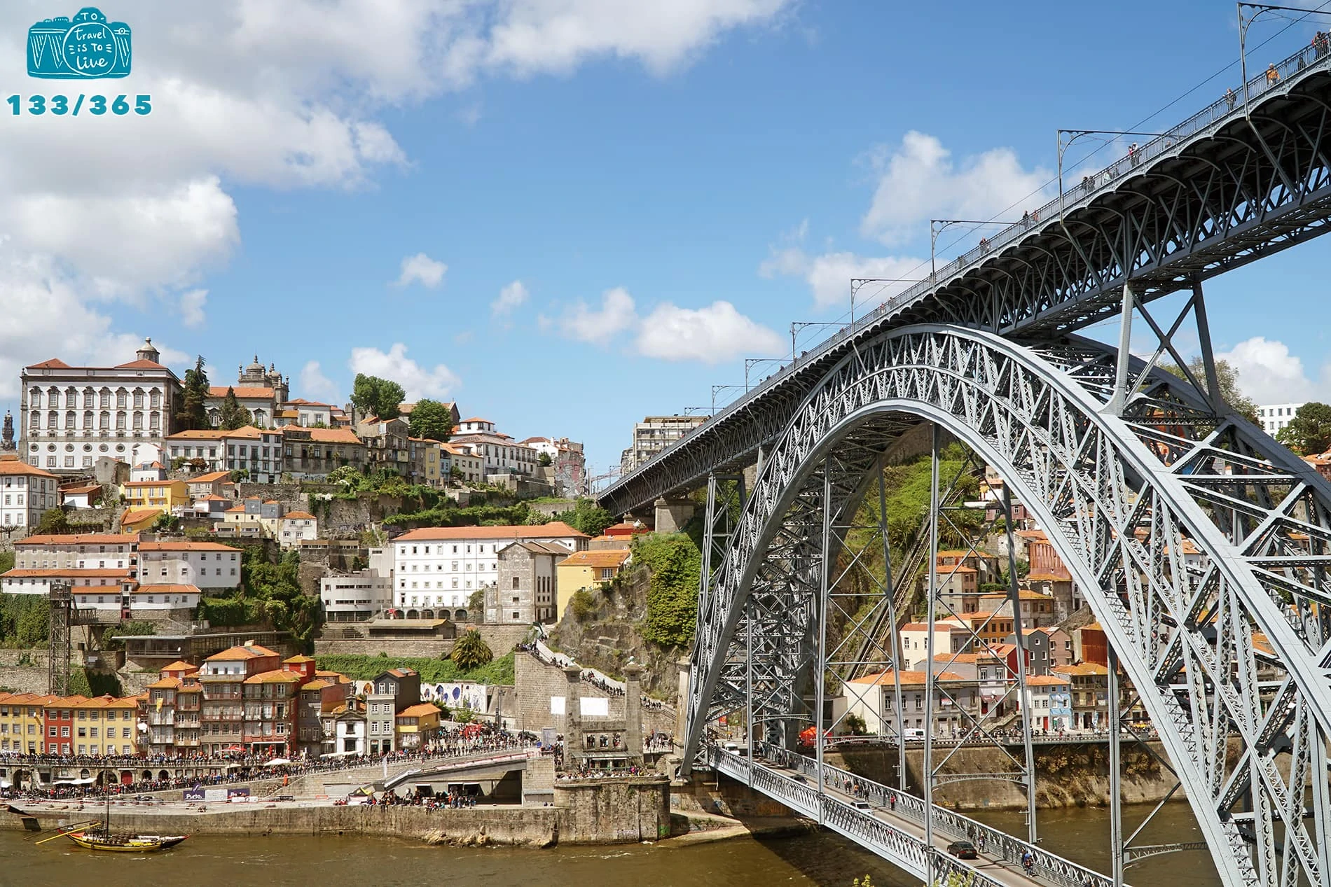 Ponte Luís I na Cidade do Porto