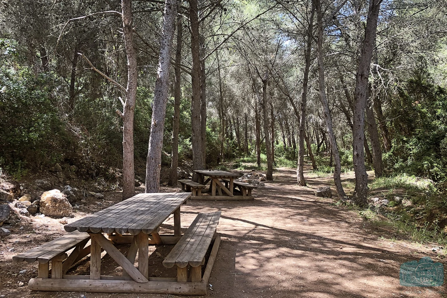 Parque de merendas no Trilho dos Sete Vales Suspensos no Algarve
