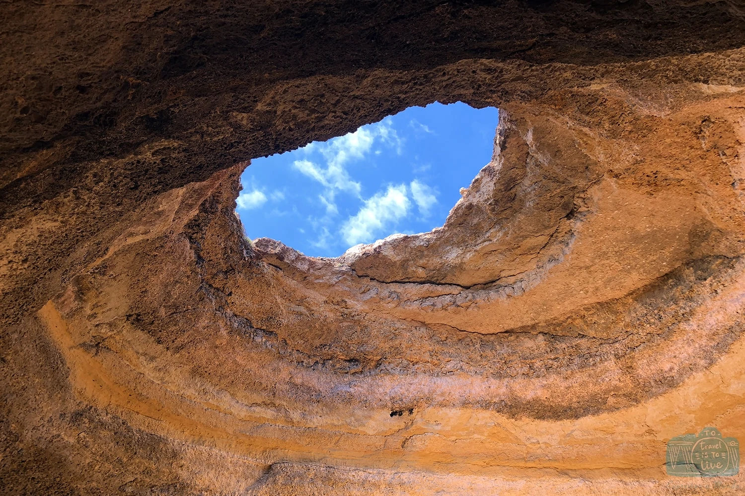 Cavidade na gruta