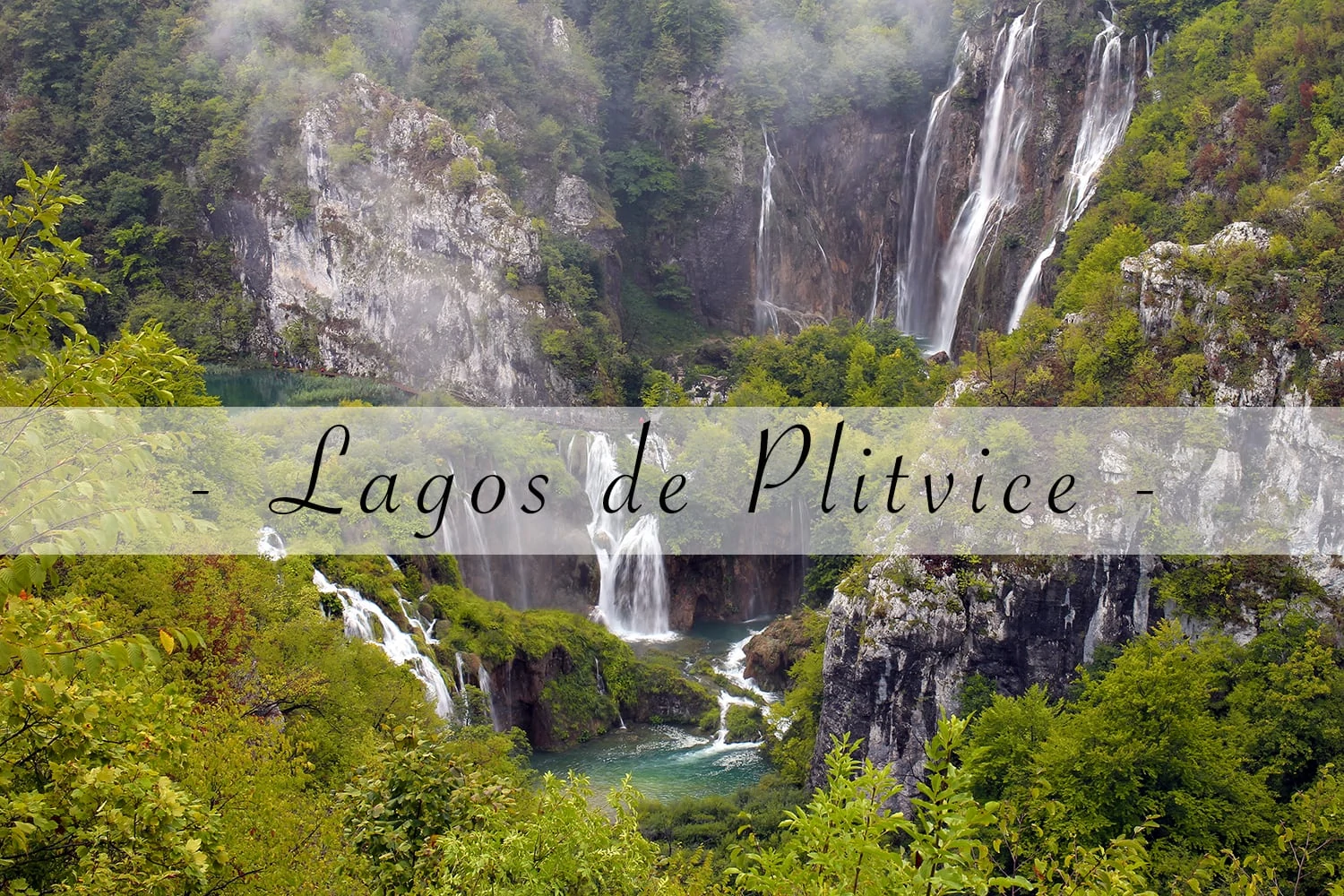 Parque Nacional dos Lagos de Plitvice