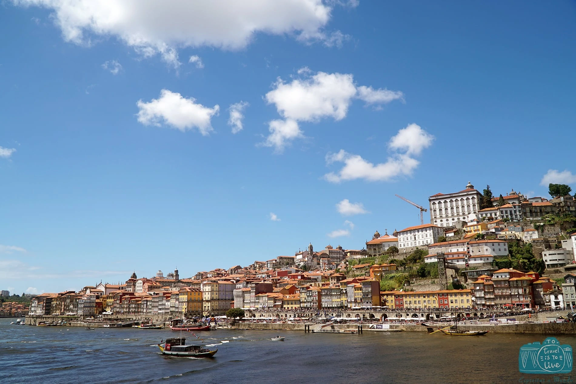 Rio Douro na cidade do Porto