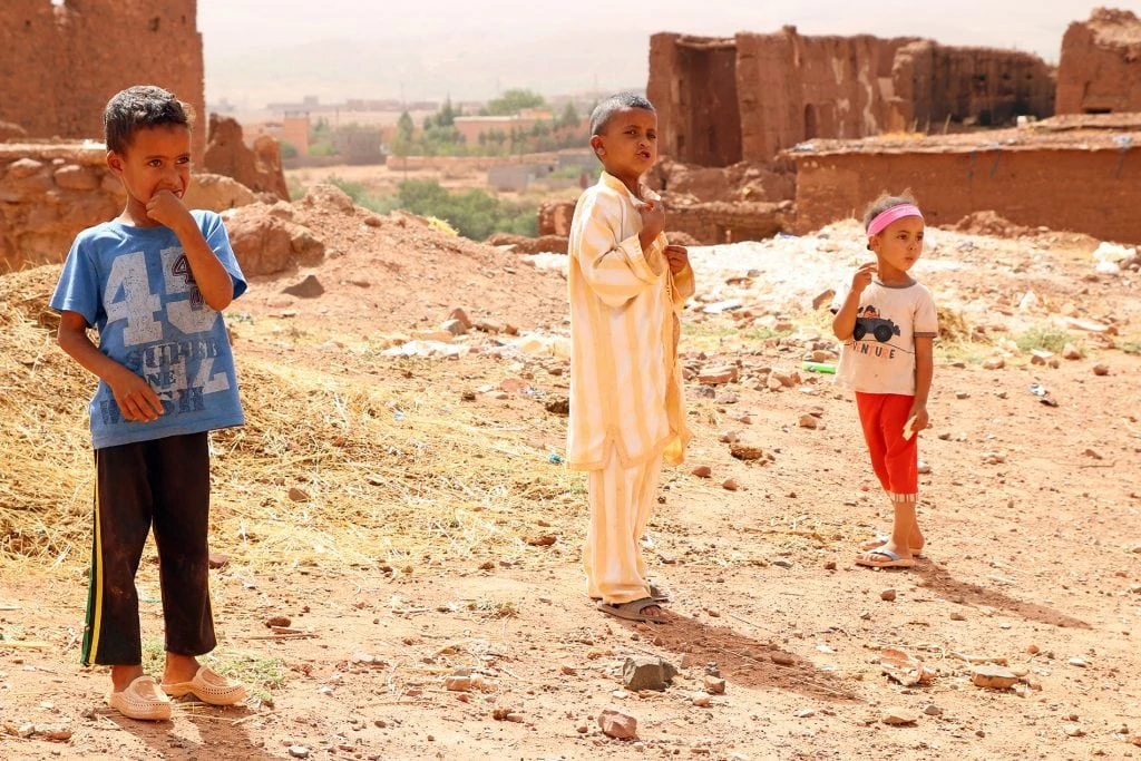 Crianças em Marrocos