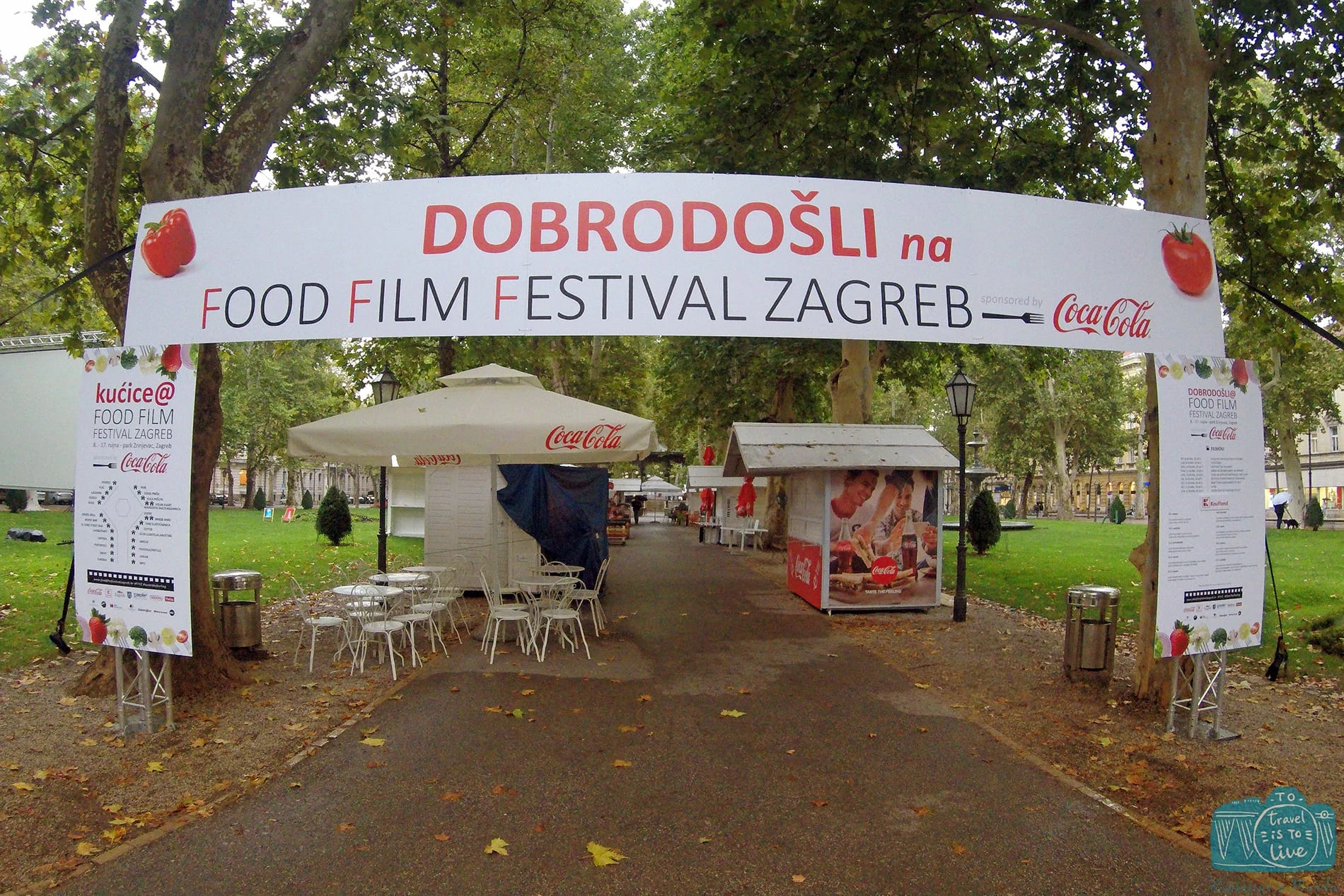 Entrada do Food Festival Zagreb