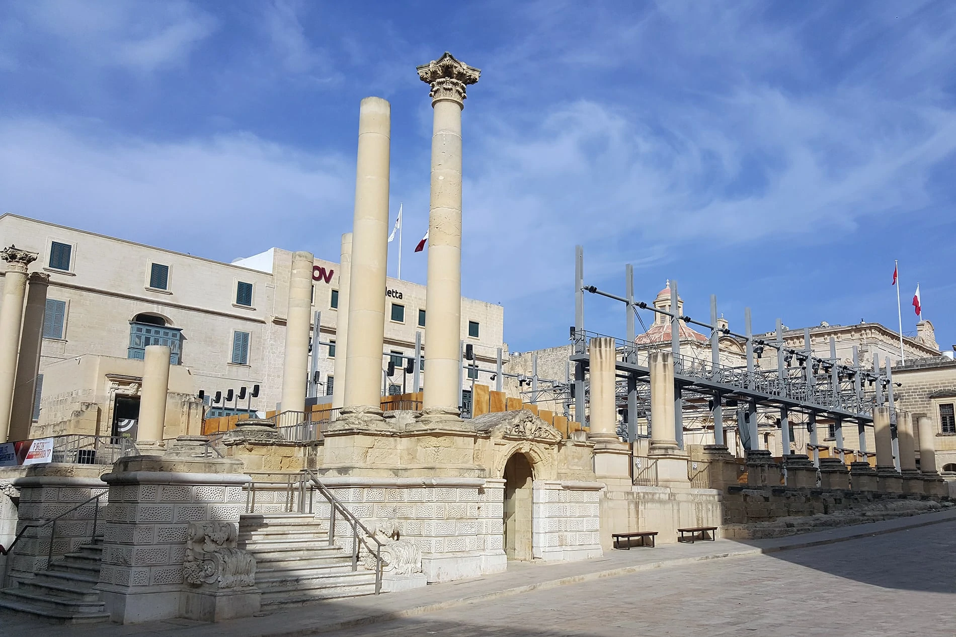 Ruínas do Teatro da Ópera de Malta
