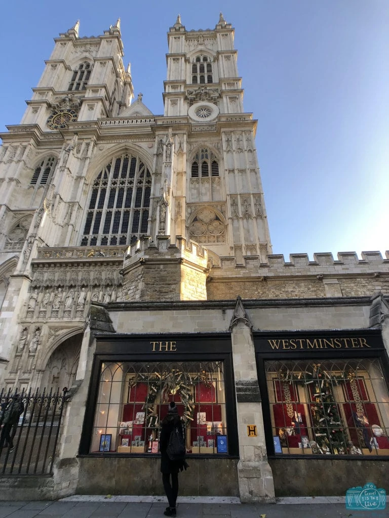Abadia de Westminster em Londres no Natal