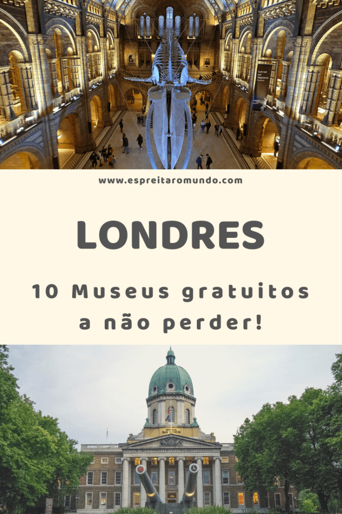 10 museus gratuitos em Londres