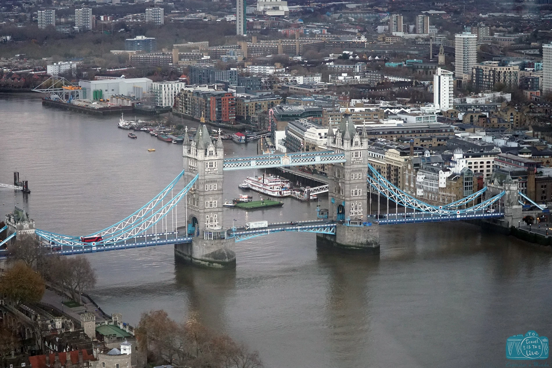 Tower Bridge vista de cima