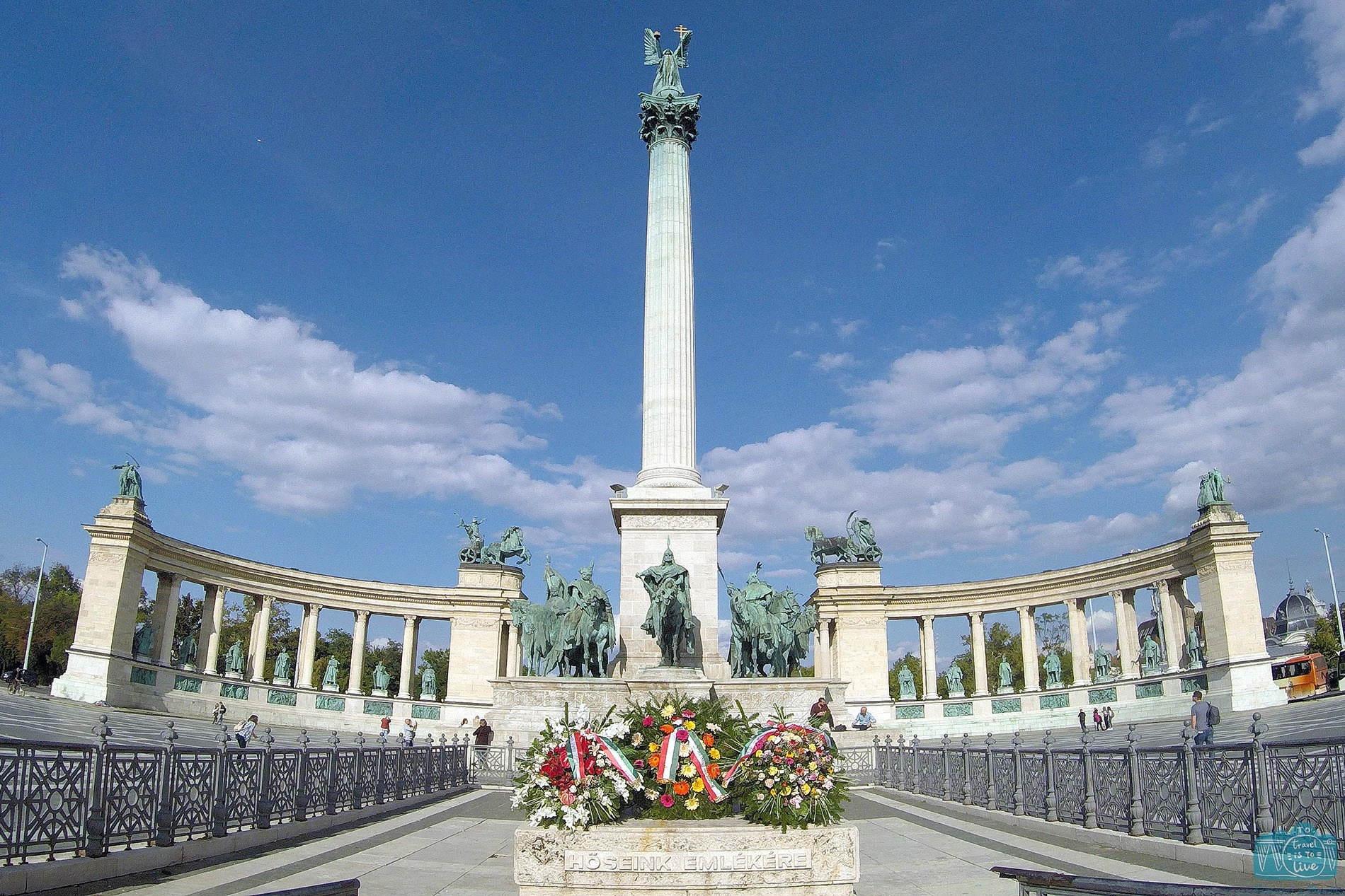 Praça dos Heróis em Budapeste
