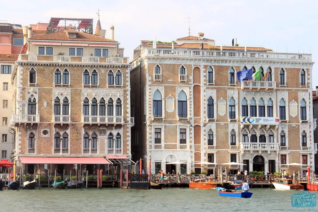 margens do grande canal de veneza