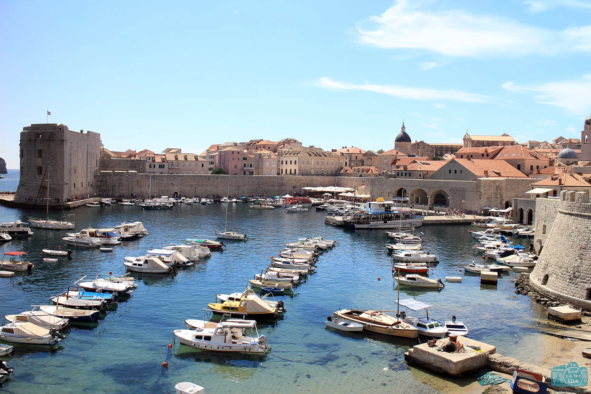 porto antigo de Dubrovnik