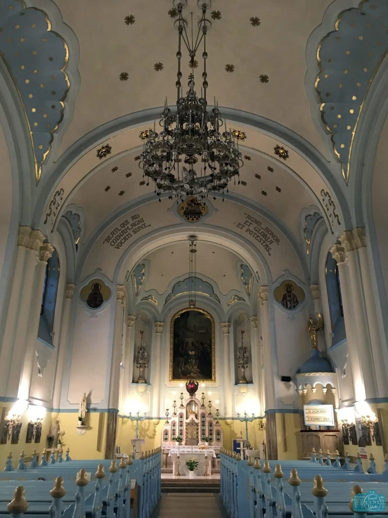 Interior da Igreja Azul