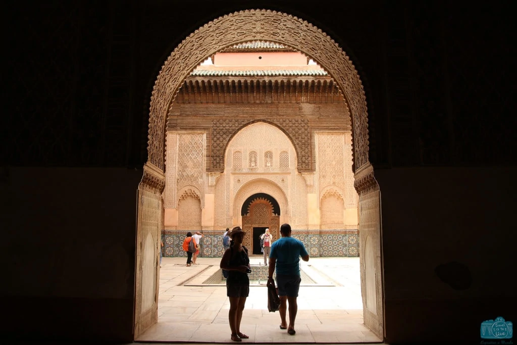 porta da Madraça Ben Youssef de Marraquexe