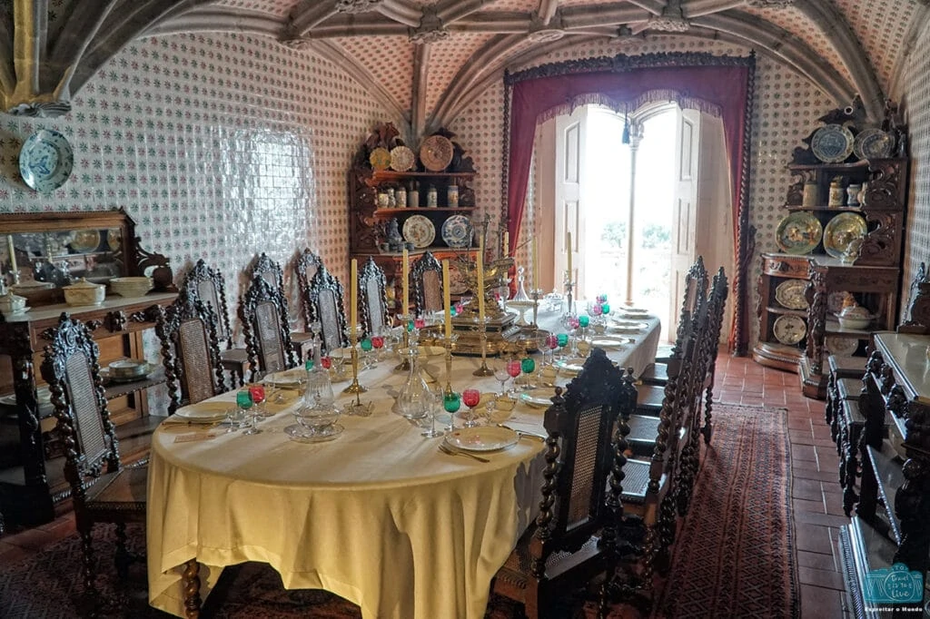 Sala de Jantar no Palácio da Pena