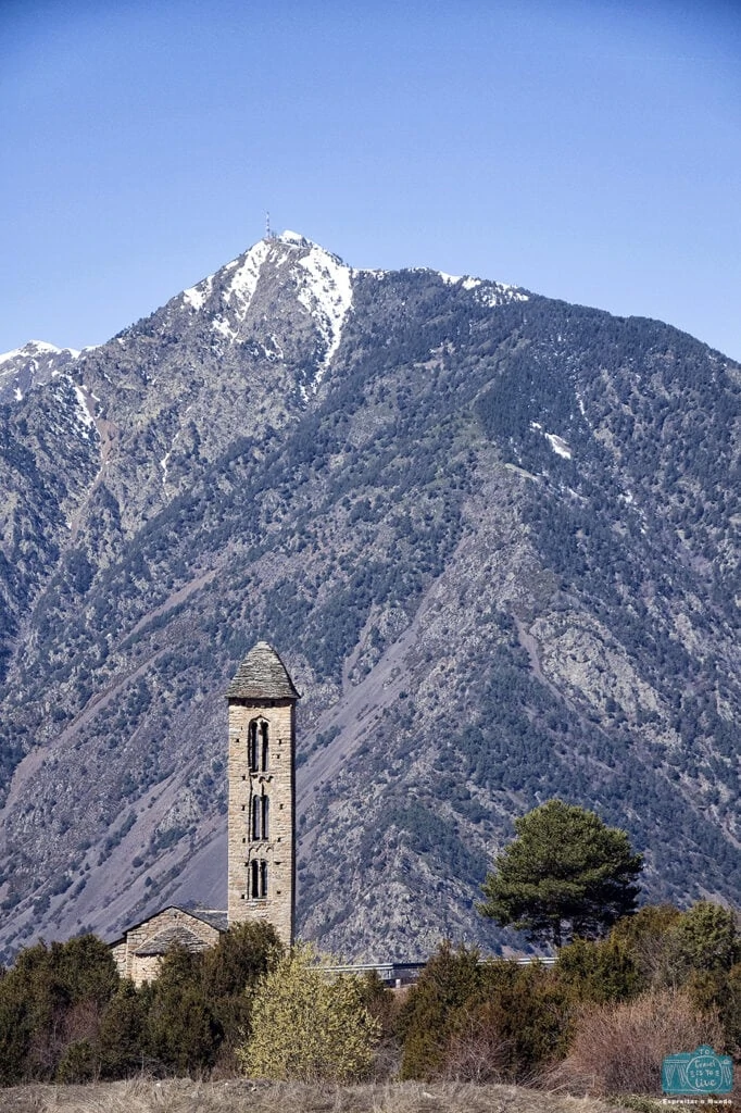 Igreja de pedra em Andorra