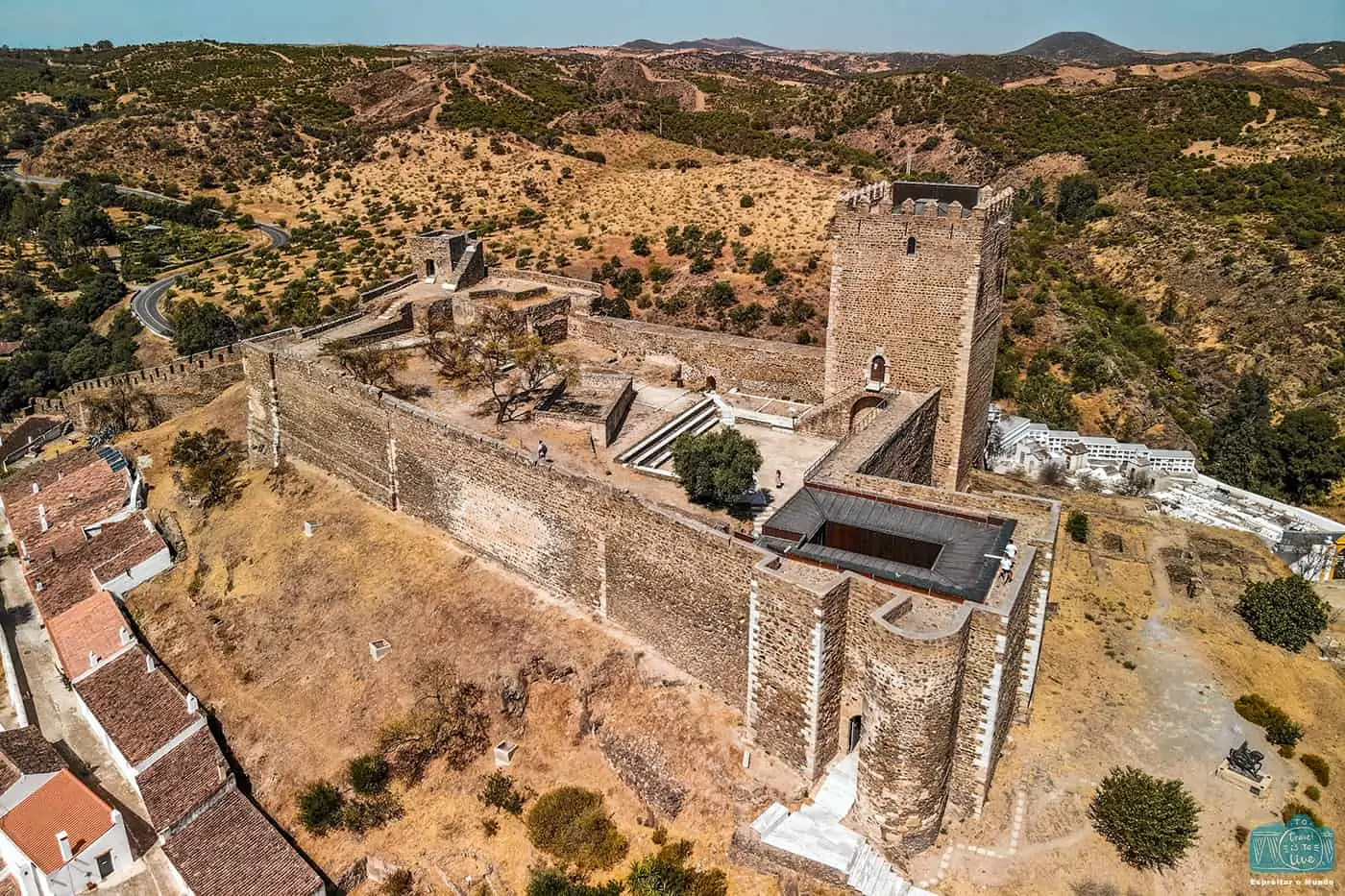 Castelo de Mértola visto de cima